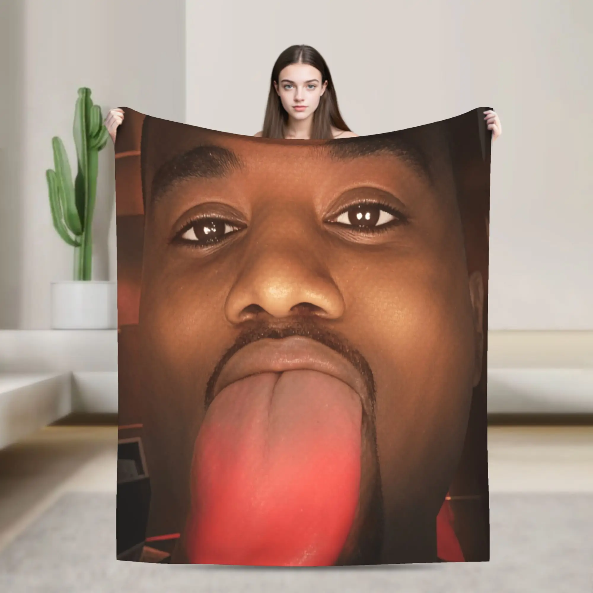 Kanye West Meme Blankets Quality Warm  Throw Blanket Autumn Child Couch Chair Sofa Bed Fluffy Bedspread