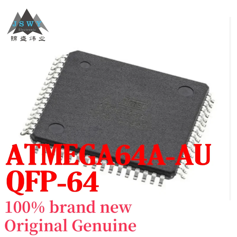 

(5/50 pieces) ATMEGA64-16AU ATMEGA64 TQFP-64 8-bit Microcontroller Chip, Original and Genuine, Free Shipping