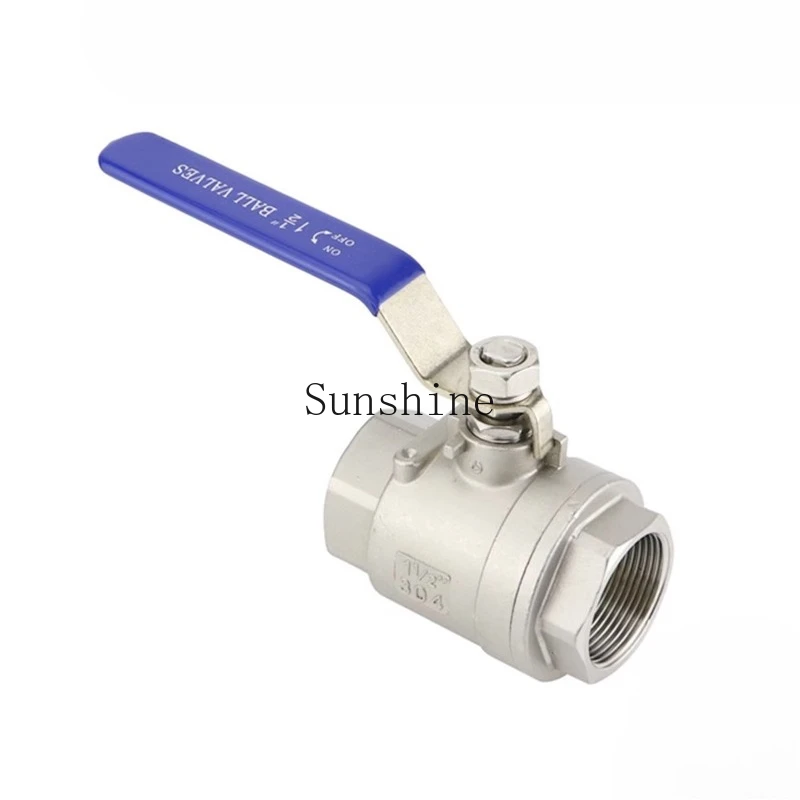 

304 stainless steel two-piece thread buckle ball valve Q11F internal thread 16P
