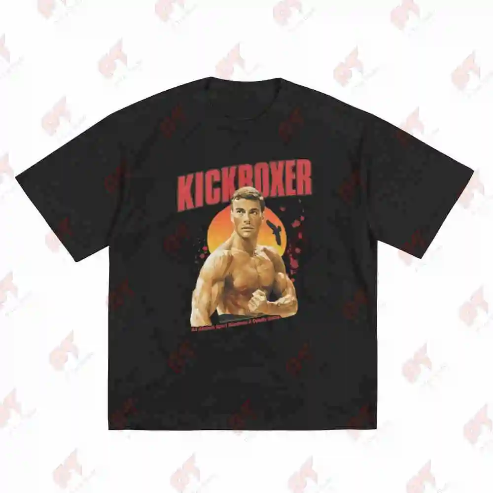 Jean Claude Van Damme Kickboxer 230Gsm Short Sleeve Tee 100% Cotton T-Shirt