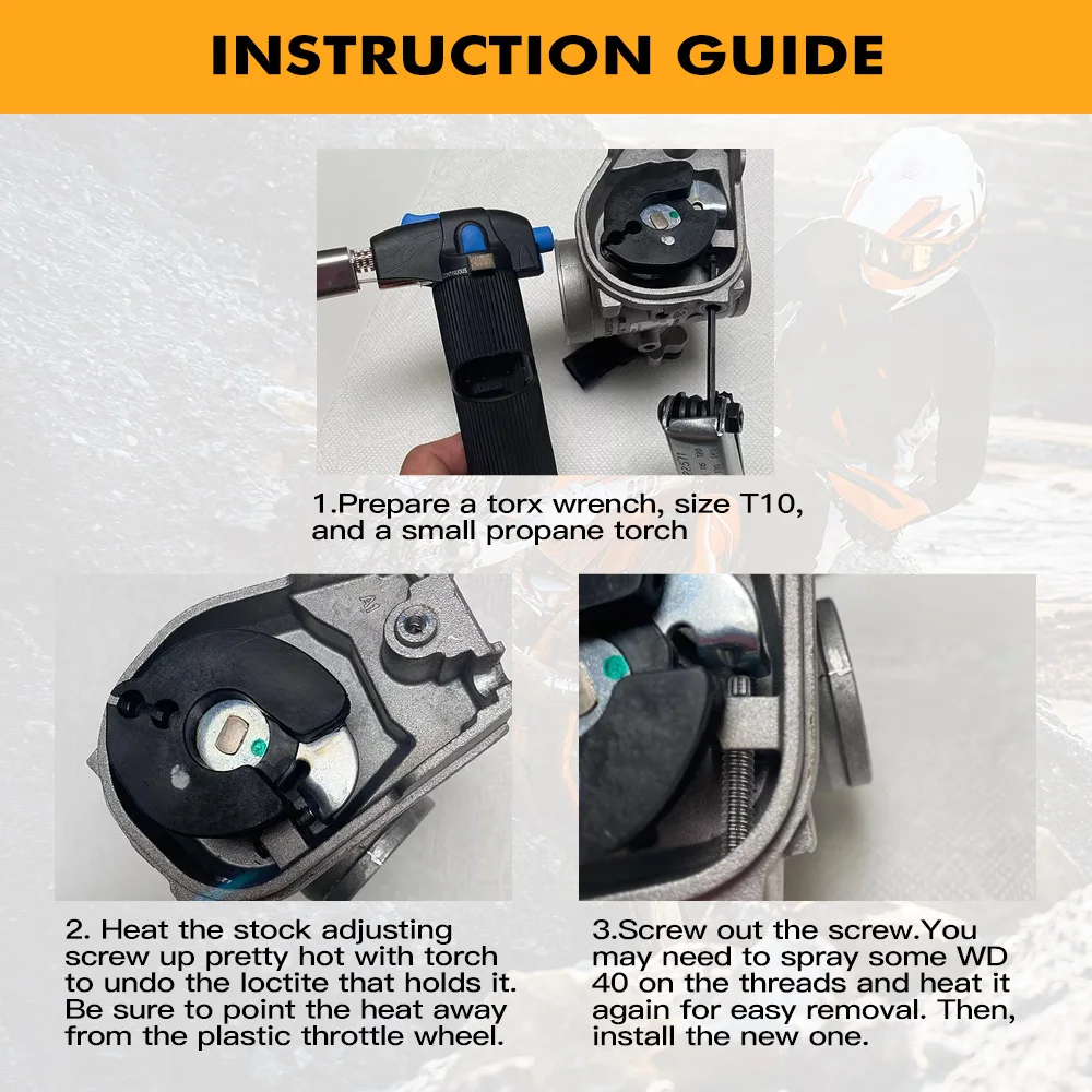 For KTM TPi EXC 300 250 XCW 2018-2023 Idle Speed Adjuster Screw TPS Sensor Guard For Husqvarna TE 250i TE 300i GasGas EC 300 - Image 3