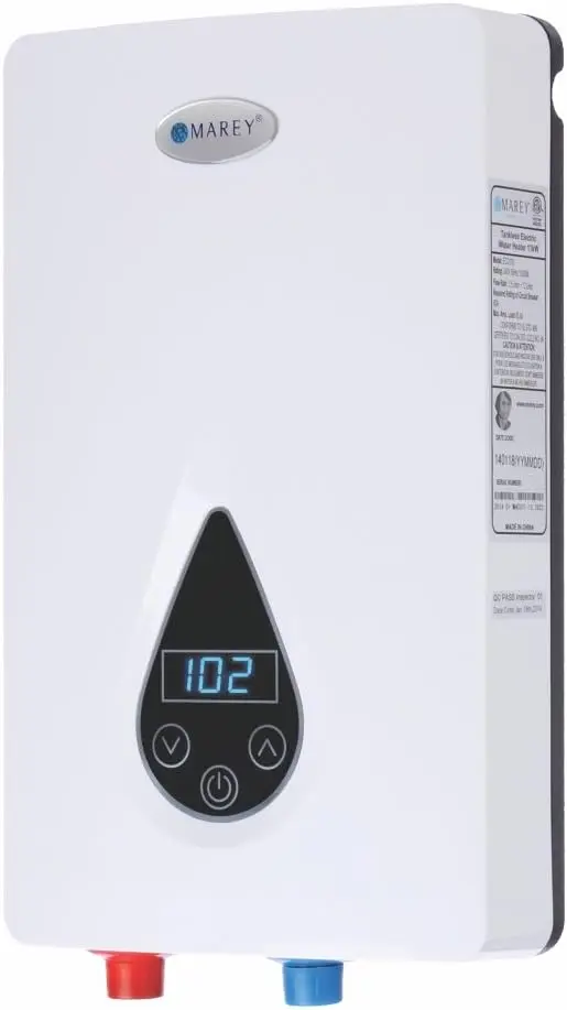 ECO150 Electric Tankless Water Heater, 14.5kW 240V, Smart Technology, Unlimited On-Demand Hot Water Heater