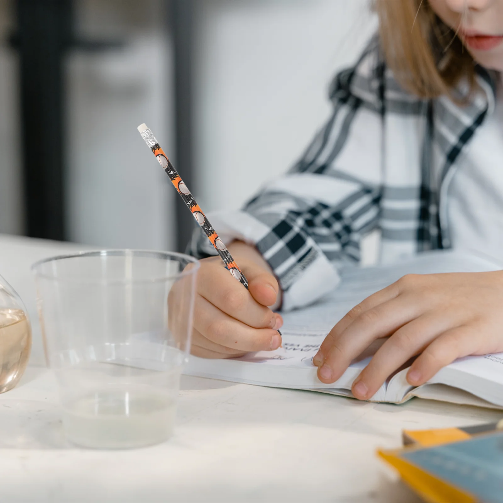 12 Pcs Baseball Pencil Scrapbooking Boy Small Mechanical Pencils Sports Bulk Themed Fragrance Student