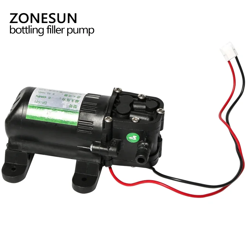 ZONESUN Diaphragm Pump For GFK-160 Liquid Filling Equipment Part for Small Bottle Filling in Home or Workshop Use
