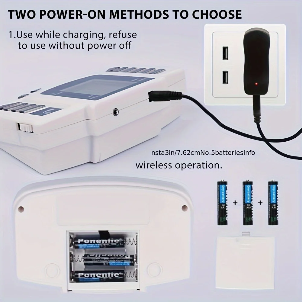 Full Body Tens กล้ามเนื้อ Electrostimulator การฝังเข็มบําบัดต่ําความถี่ PULSE นวด Digital Meridian กายภาพบําบัดอุปกรณ์