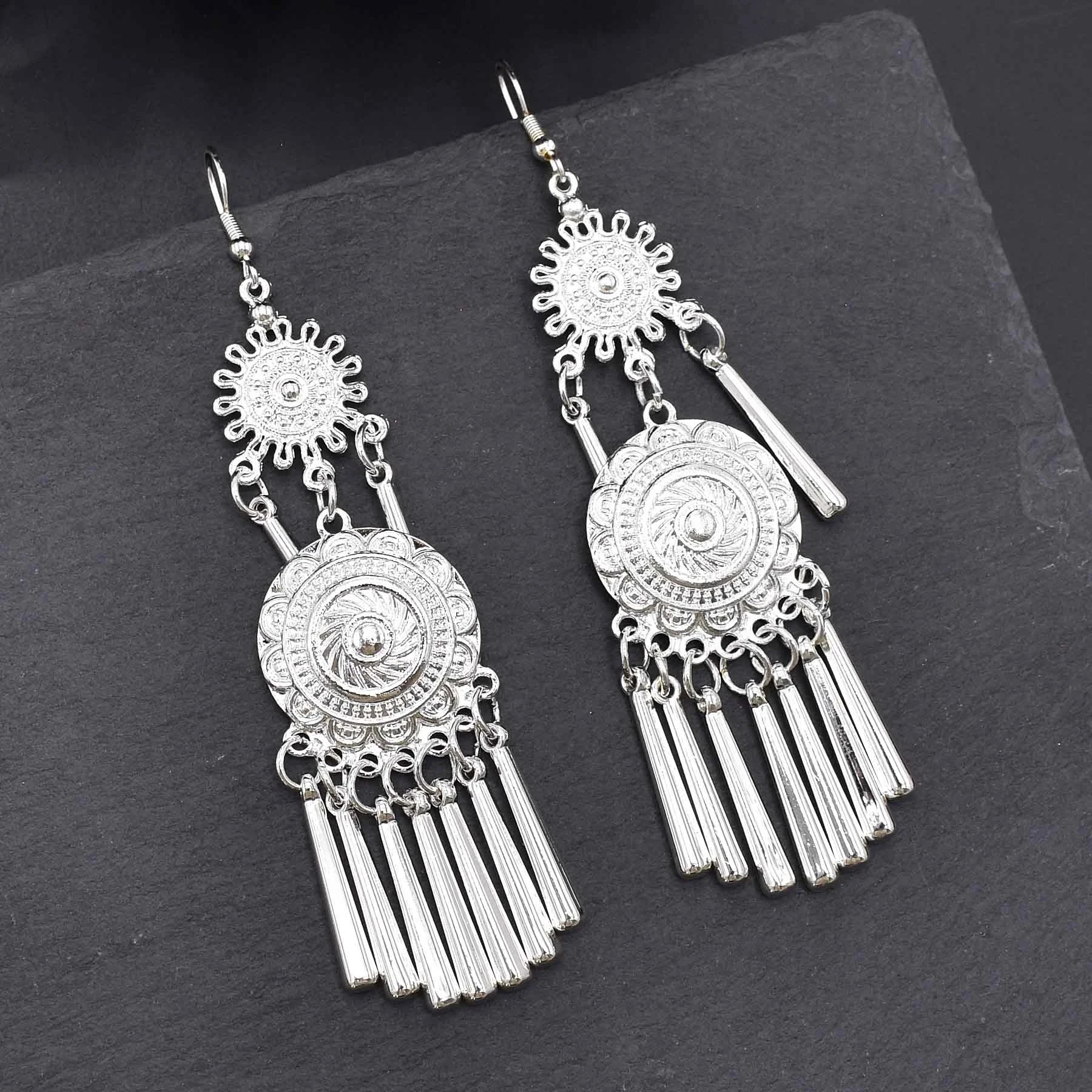 Miao Silvery Alloy Small Horn - Ethnic Fashion Pakistan review and price