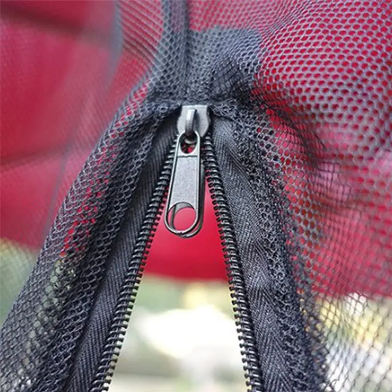 New Shown-Outdoor Restaurant Patio With Zipper Closure Swing Mosquito Net Net Curtain Mesh Cover Polyester Mesh Parasol