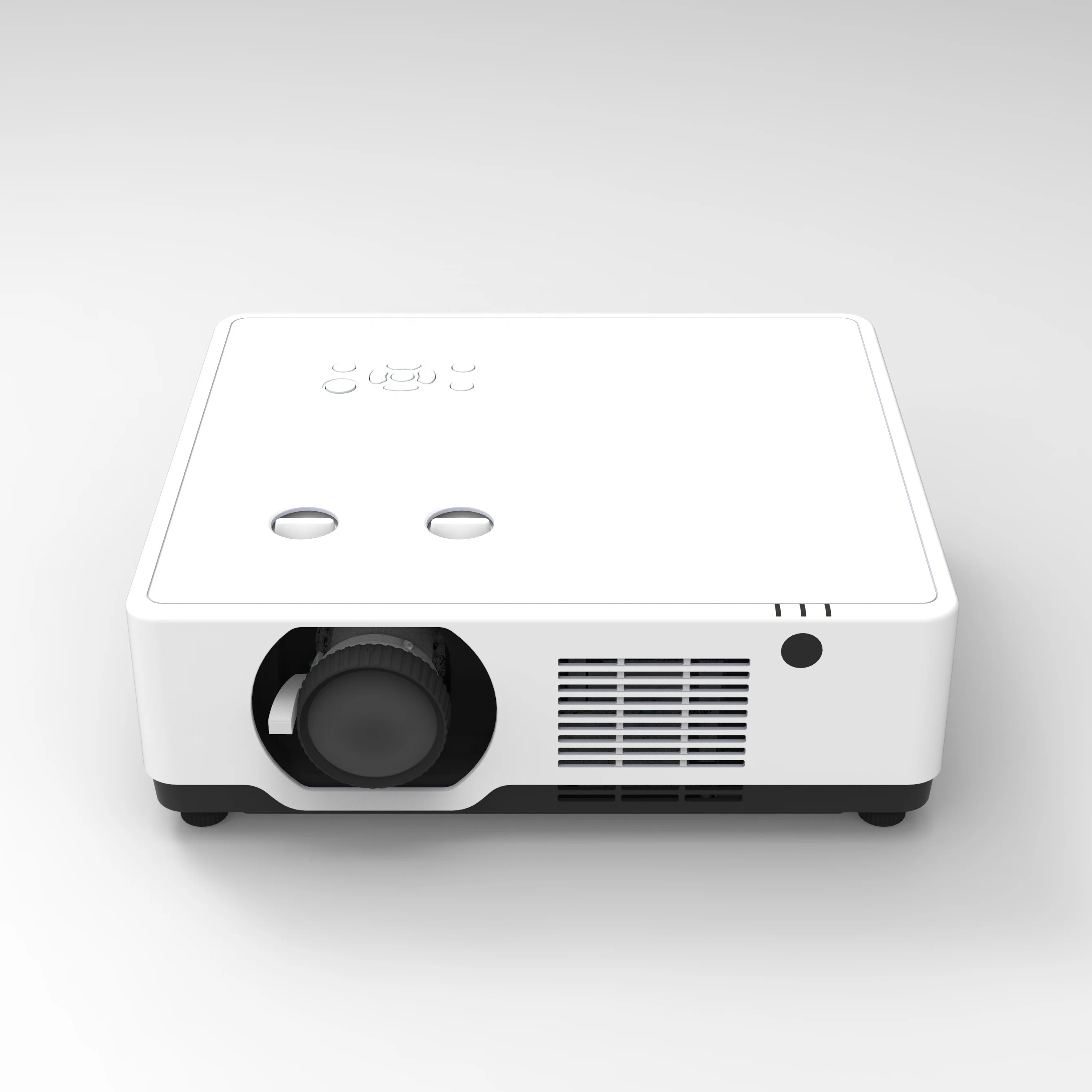 Bright 6500 Lumen Laser Projector With 360-Degree Orientation for Creative Art Installations