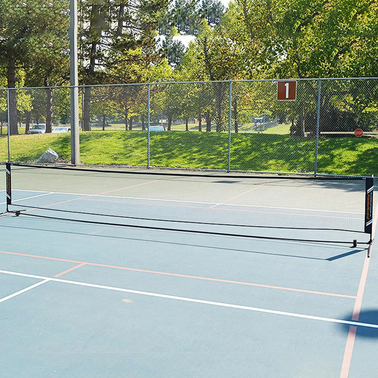 Портативная система Pickleball Net 10 футов для игр на заднем дворе Pickleball Training