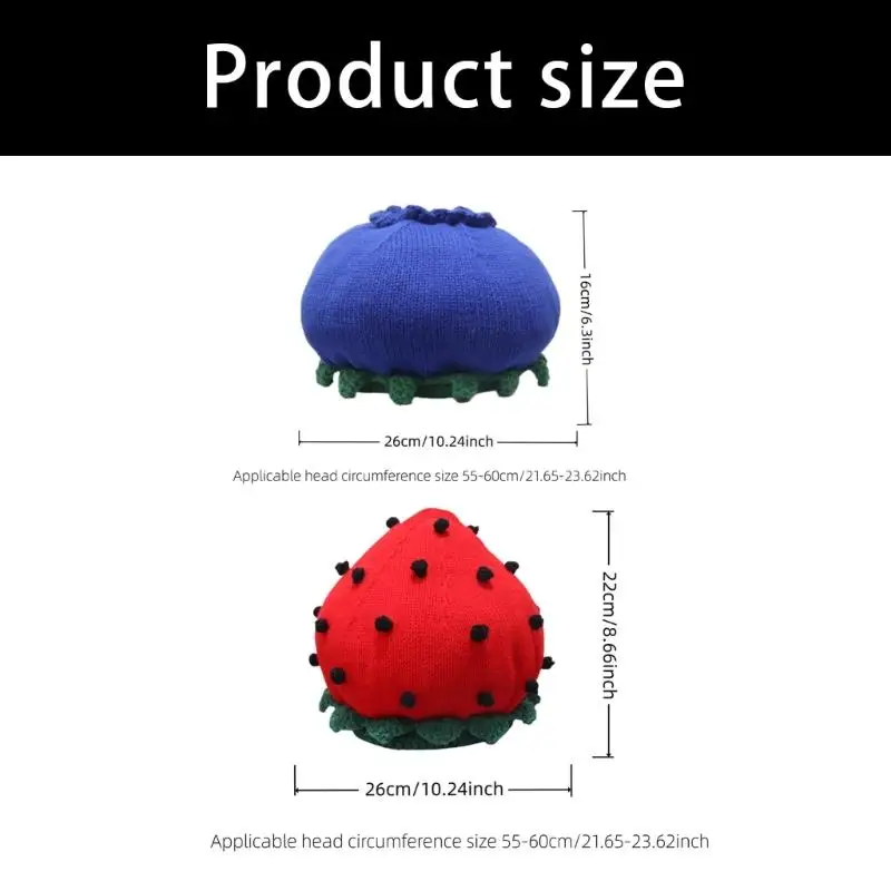 652F Kapelusz w kształcie owocu zimowego do występów scenicznych, karnawałowych spotkań