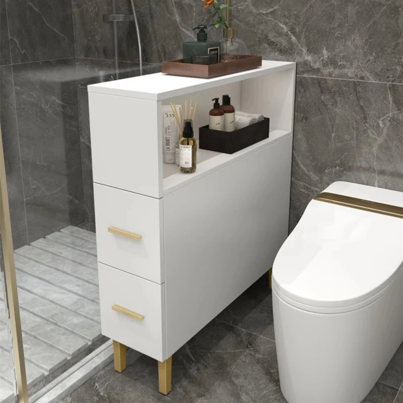خزانة تخزين خشبية منظم أقسام المرحاض تطهير الطب خزانة حمام ورق فاخر أثاث منزلي Gabinete #3