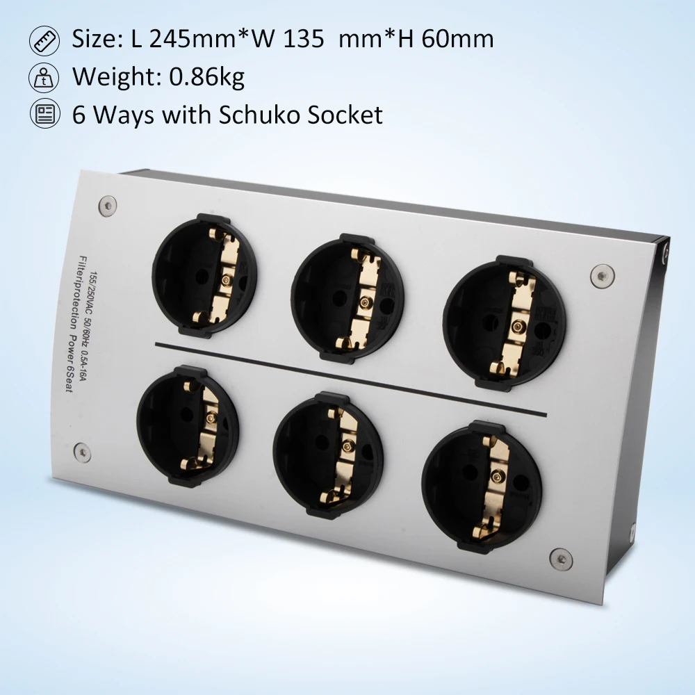 Audio Power Filter Power Distributor Isolate interference and purify power supply to reduce background noise