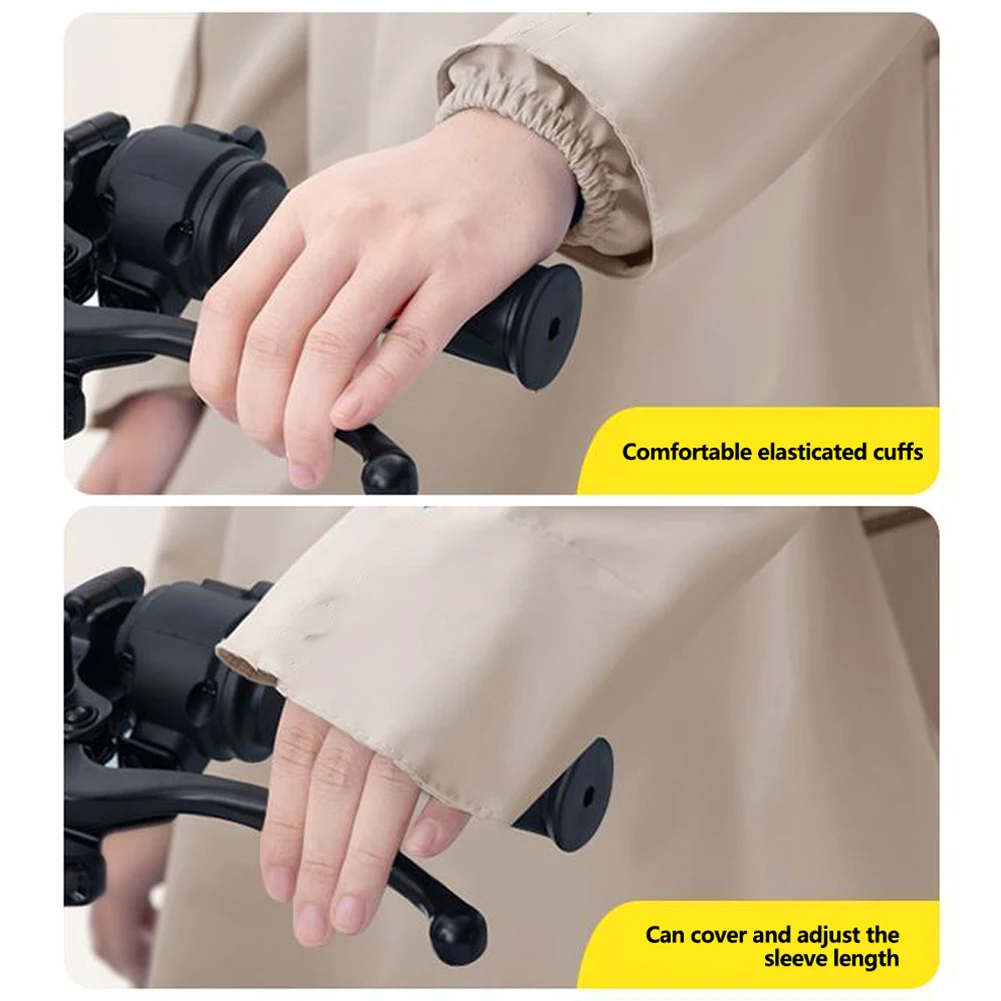 رشاقته أكسفورد مقاوم للماء دراجة نارية معطف واق من المطر دراجة متسابق مركبة تصميم منفصل الجسم حماية المطر الثقيل مقاوم للماء المعطف #6