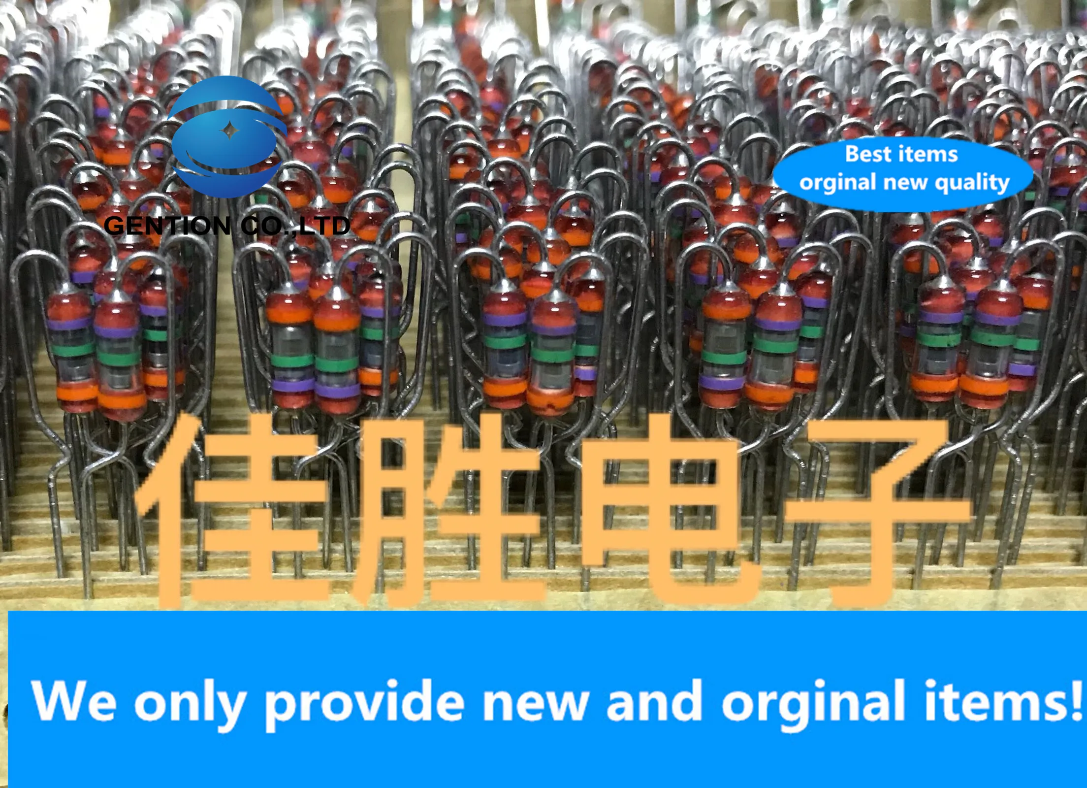 30PCS 100% New original DSP-301N-C04F 200V glass gas discharge tube silk screen red green purple three-color ring