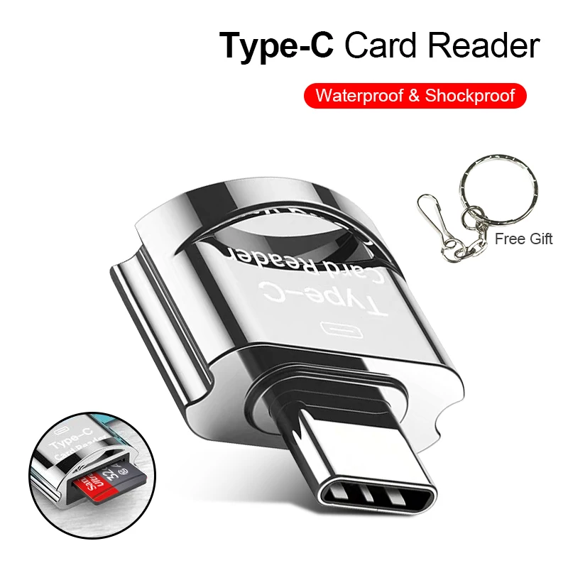 New USB 3.1 Type C Card Reader USB-C TF Micro SD OTG Adapter Type-C Memory Card Reader For PC Laptops Smart Phone Samsung Xiaomi