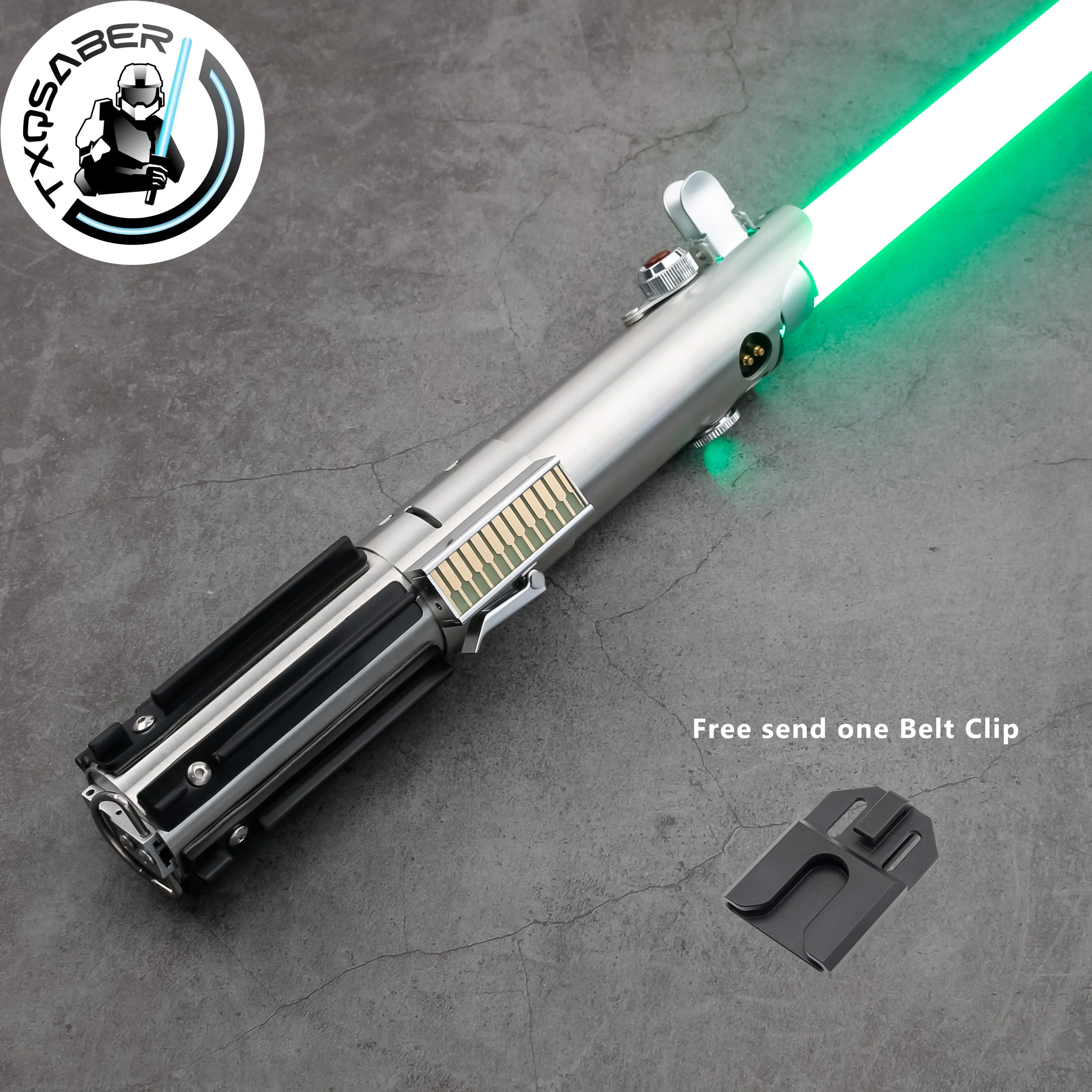

TXQSABER Replica Lightsaber LUKE EP7 Lasersword SRGB Pixel Metal Handle FOC Blaster Heavy Dueling Light Sword Toys for Cosplay