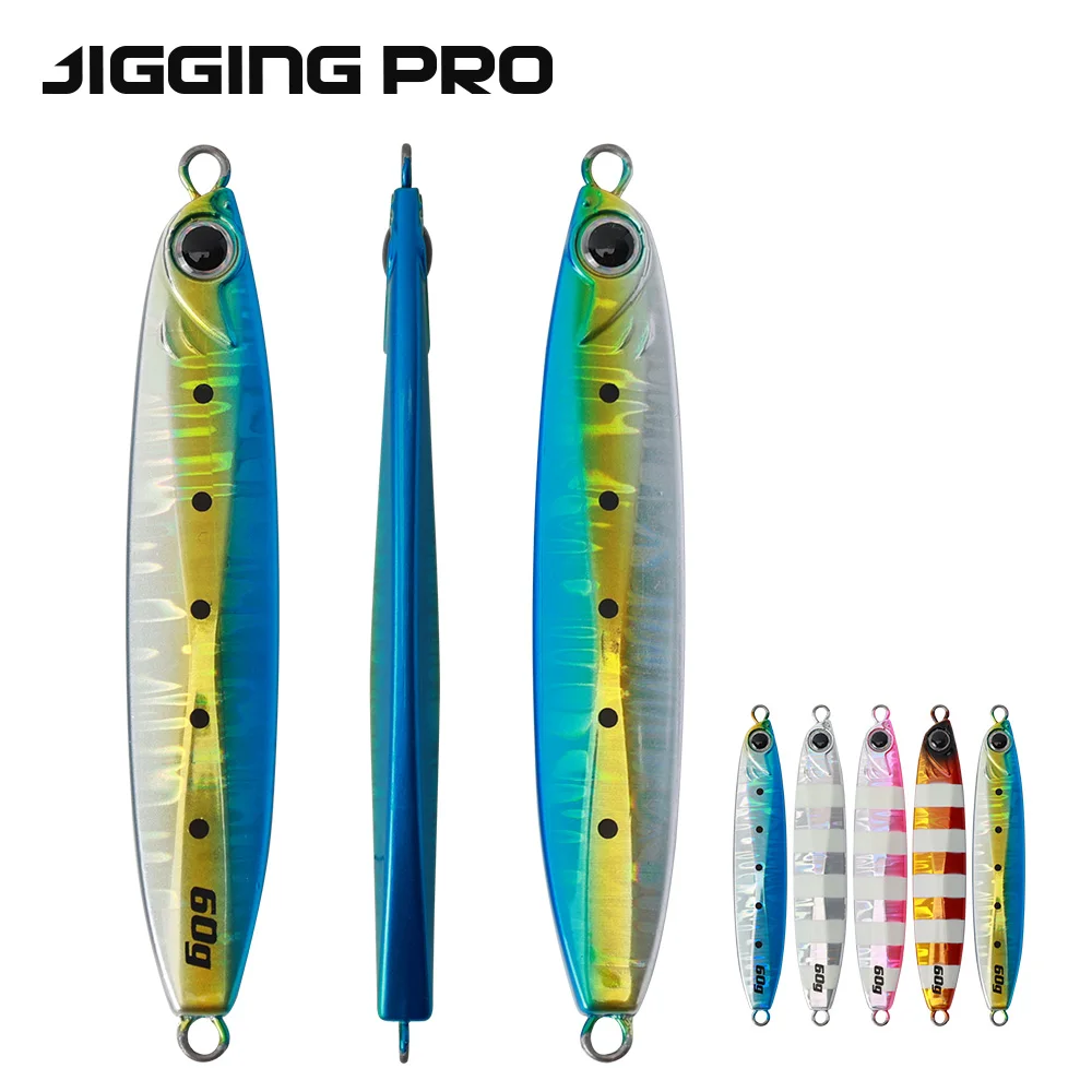 AOCLU 35g 45g 60g 80g 100g Coltsniper Speed Metal Jig  Japan Long Cast Lure Sea Fishing Sardine Shape Luminous Glow Reflective