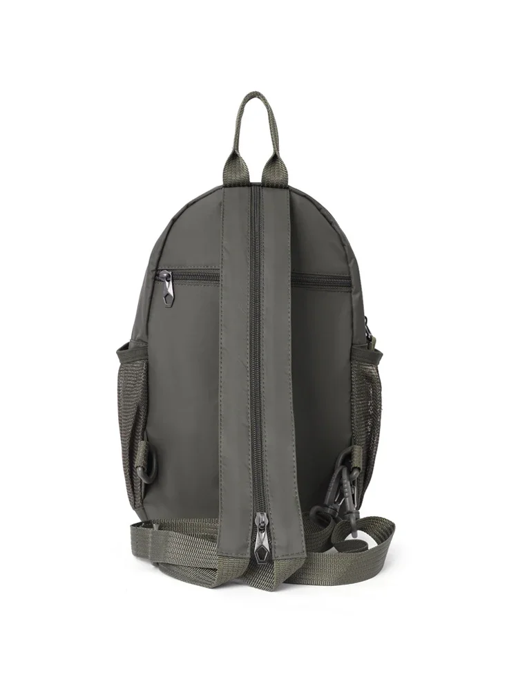 Volunteer Chest Bags for Men 2025 Fashion Casual Multifunction Backpack Multi-pocket Travel Capacity Oxford Bags 1713-14