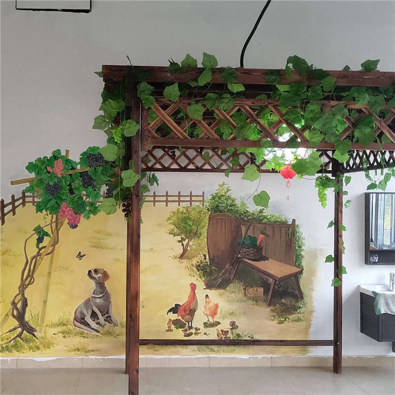 

A50I 60 булочек искусственный виноград моделирование декоративные реалистичные поддельные кластеры винограда для свадьбы вино кухонная центральная часть