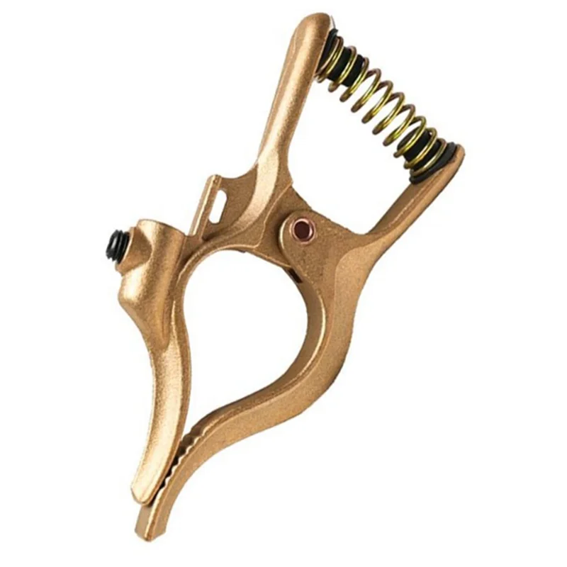 A93E-para máquina de soldadura Compatible con abrazadera de tierra estilo T de alta resistencia 500A cobre lleno para diseño de soldadura con resorte