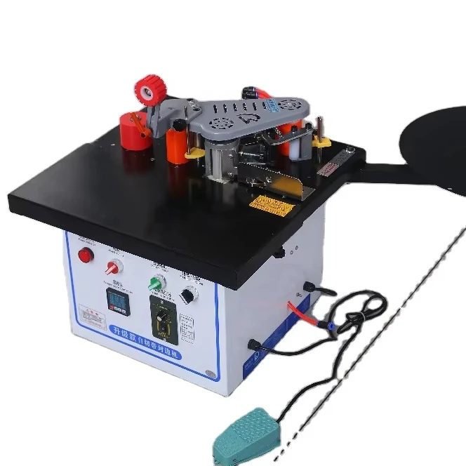 l Automatic cutting portable handheld edge banding machine with gluing function, motor driven, for plywood production, power 1.2