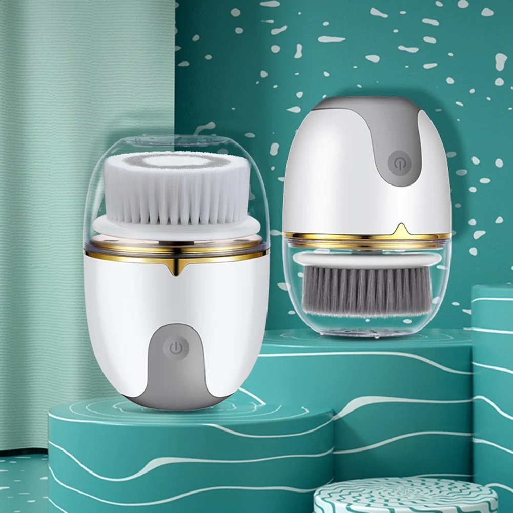 Facial Cleansing Brush Face Scrubber Electric Rechargeable Exfoliating Deep Cleansing Face Brush Skin Waterproof