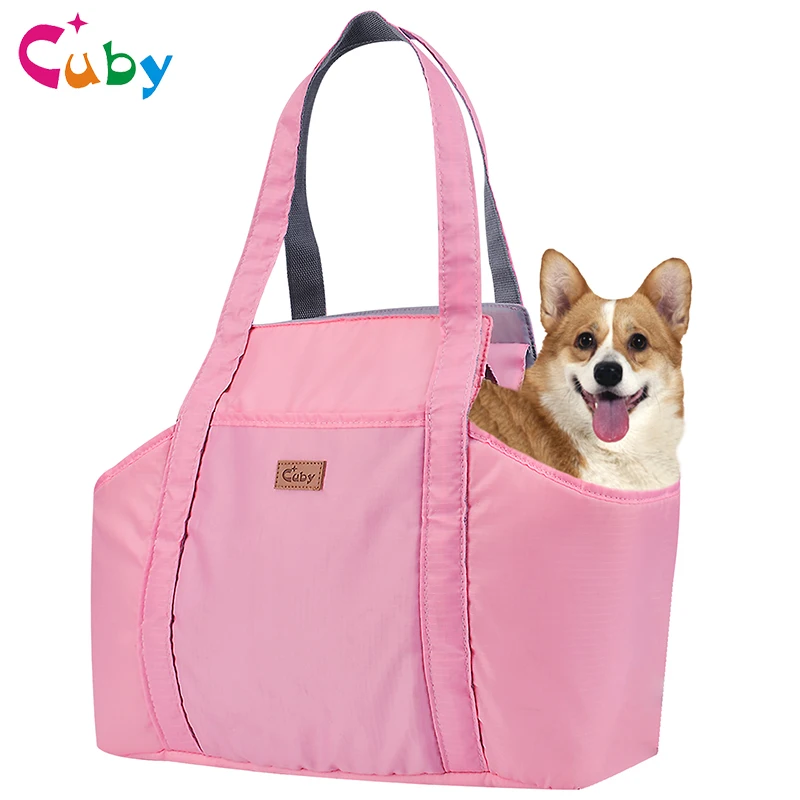 

Cat Carrier Dog Carrier Pet Travel Carrier Airline Approved for Small Dogs Puppies or Cats of 15lbs, Portable Pet Transport Bag