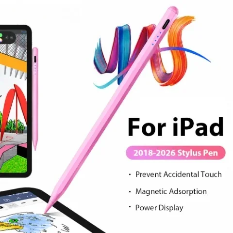 For Apple Pencil Stylus For iPad A16 11th Air 11 M4 M3 M2 5 4 Pro 11 13 M5 Mini 7 6 10th 10 9th Generation Touch Pen Accessories