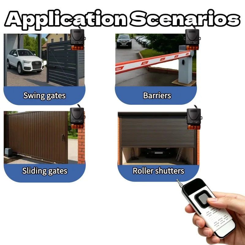 433Mhz Wireless Remote Control Switch AC 110V 220V 10A Relay 1CH Receiver Controller and 2 Button RF433 Mhz Transmitter