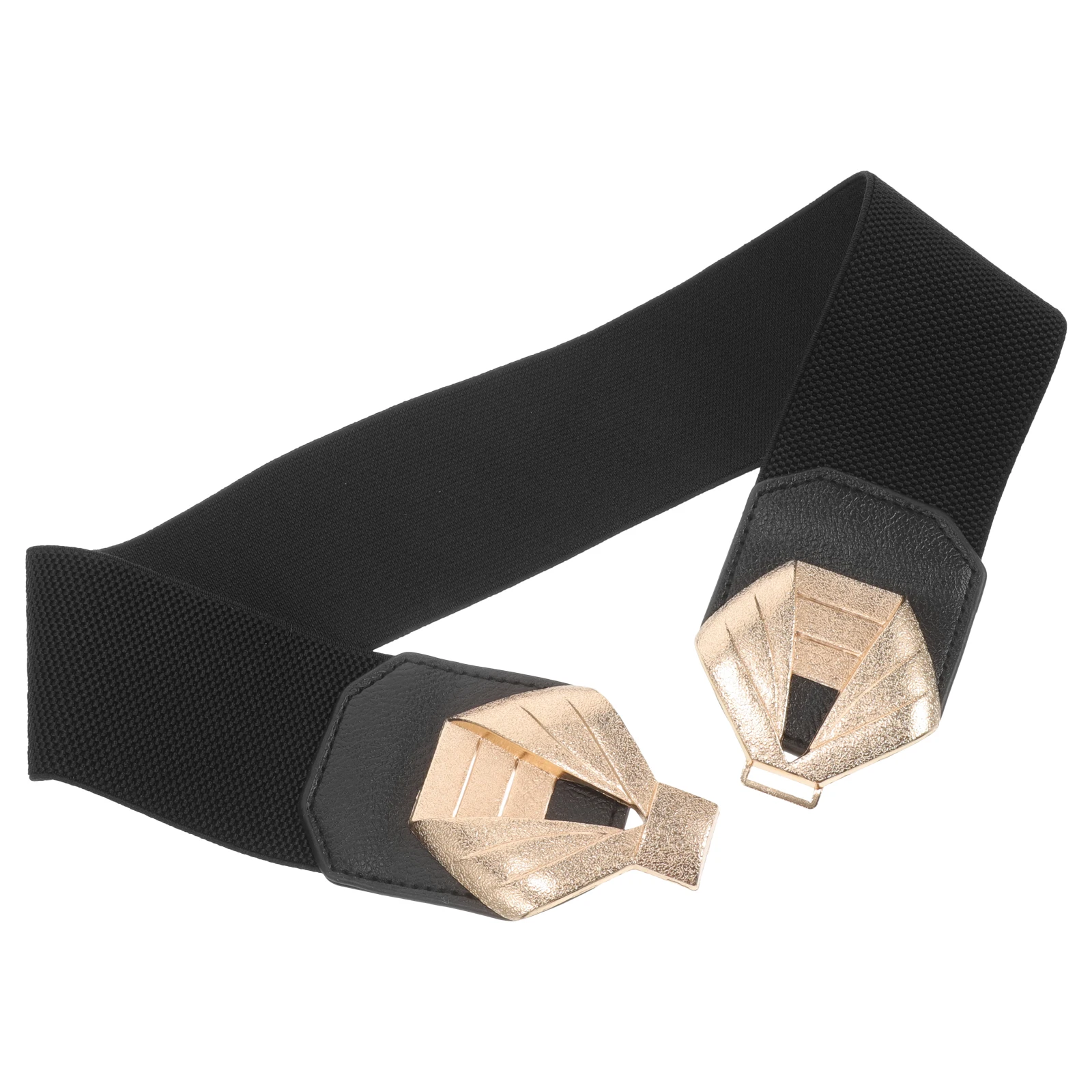 

Wide Elastic Waist Stretchy Belt for Trouser Black Bow Women Belt Durable Elastic B Versatile Stylish Accessories