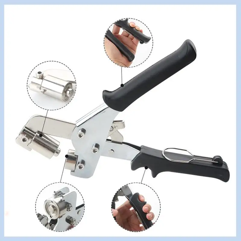 

Crimping Pliers Set Canvas Punching Pliers Spray-Painted Cloth Buttonhole Display Poster Punching Tool With 300 Buttons Reusable