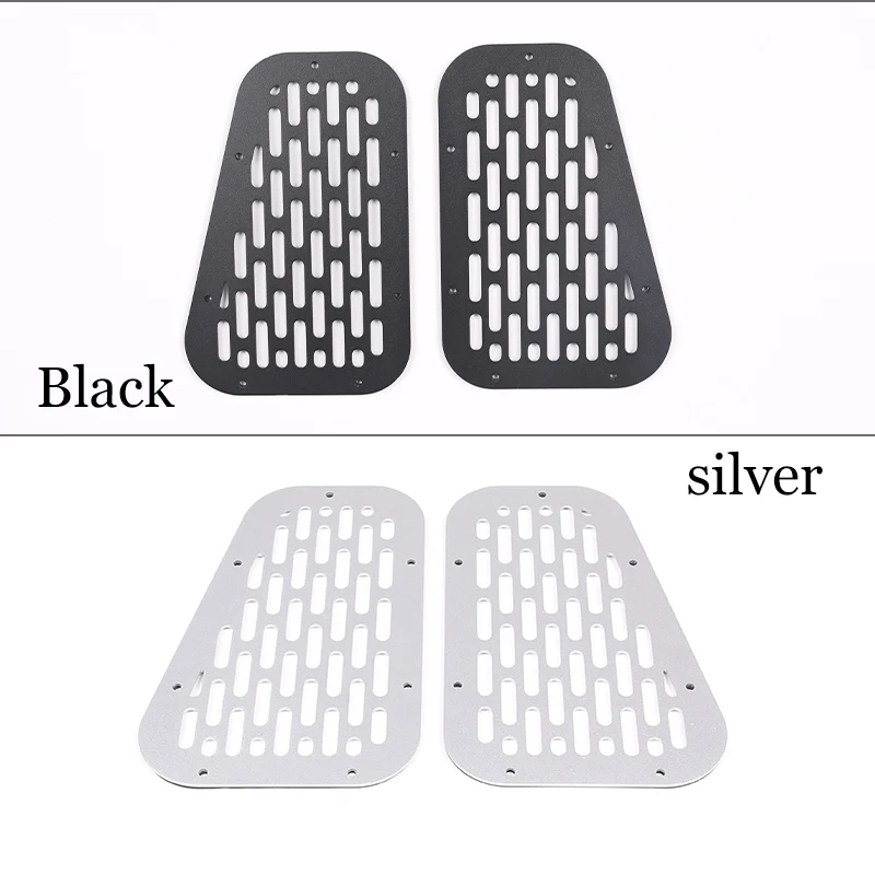 For Land Rover Defender 90 110 2004-18 aluminum alloy car hood air outlet protective mesh cover sticker car exterior accessories