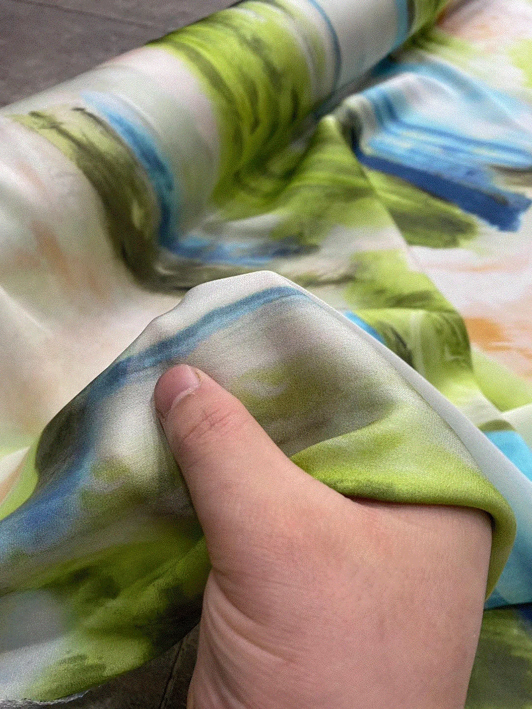 

3M Italian Designer Fresh Harajuku Style Silk Fabric 95% Mulberry Silk Material