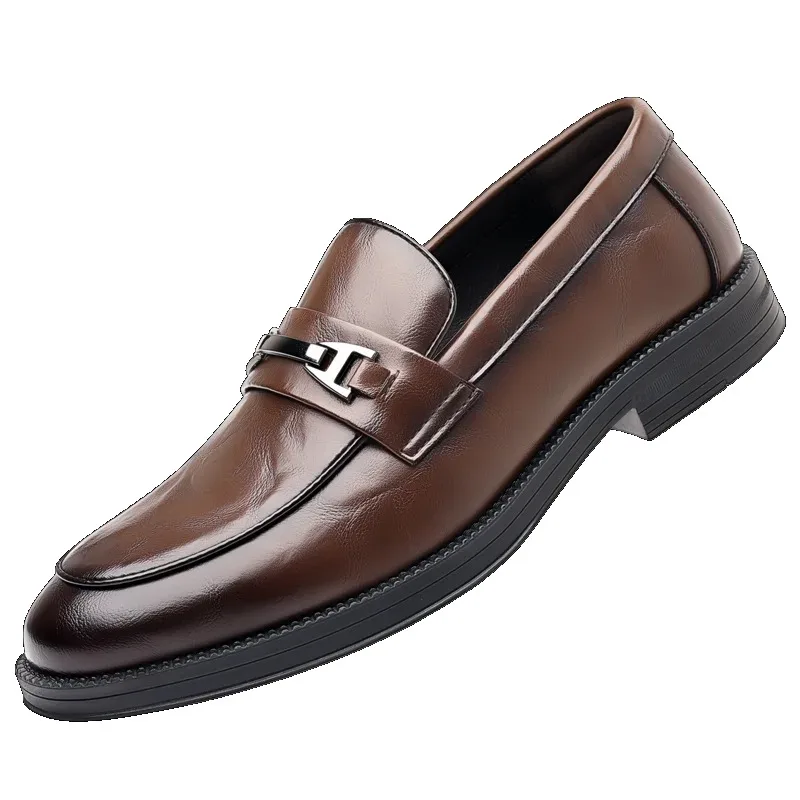 Men Shoes Leather Business Loafers High Quality Leather Shoes for Men Gentleman Outdoor Office Shoes Man