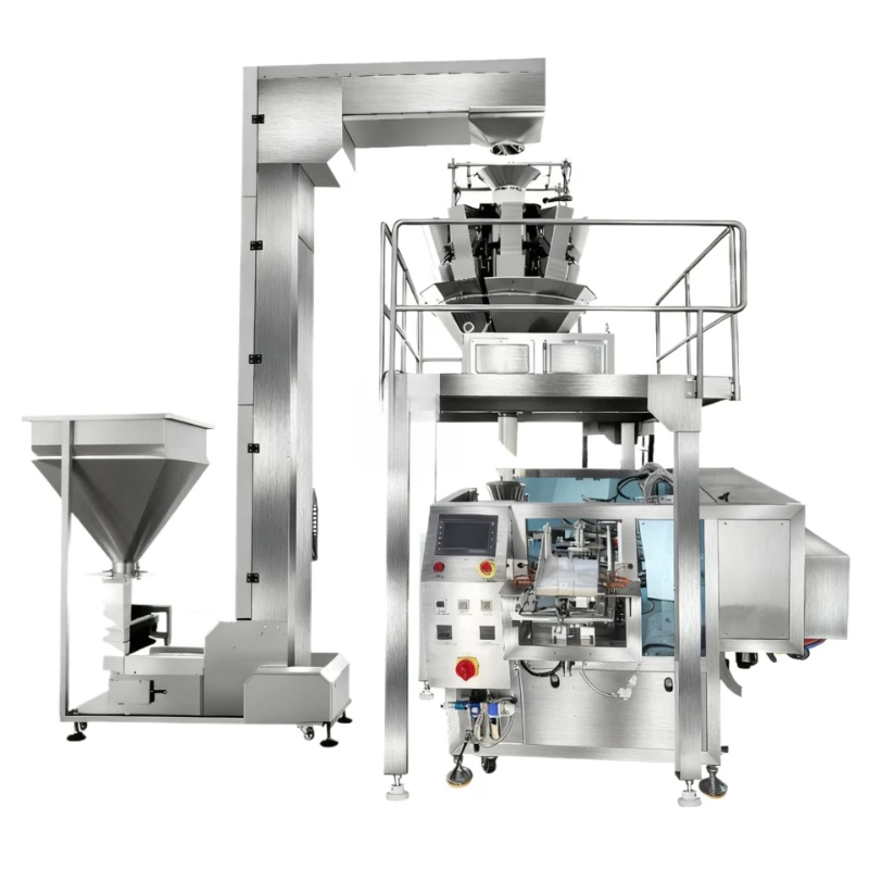 Fully automatic bag feeding, multi-functional vacuum packaging machine