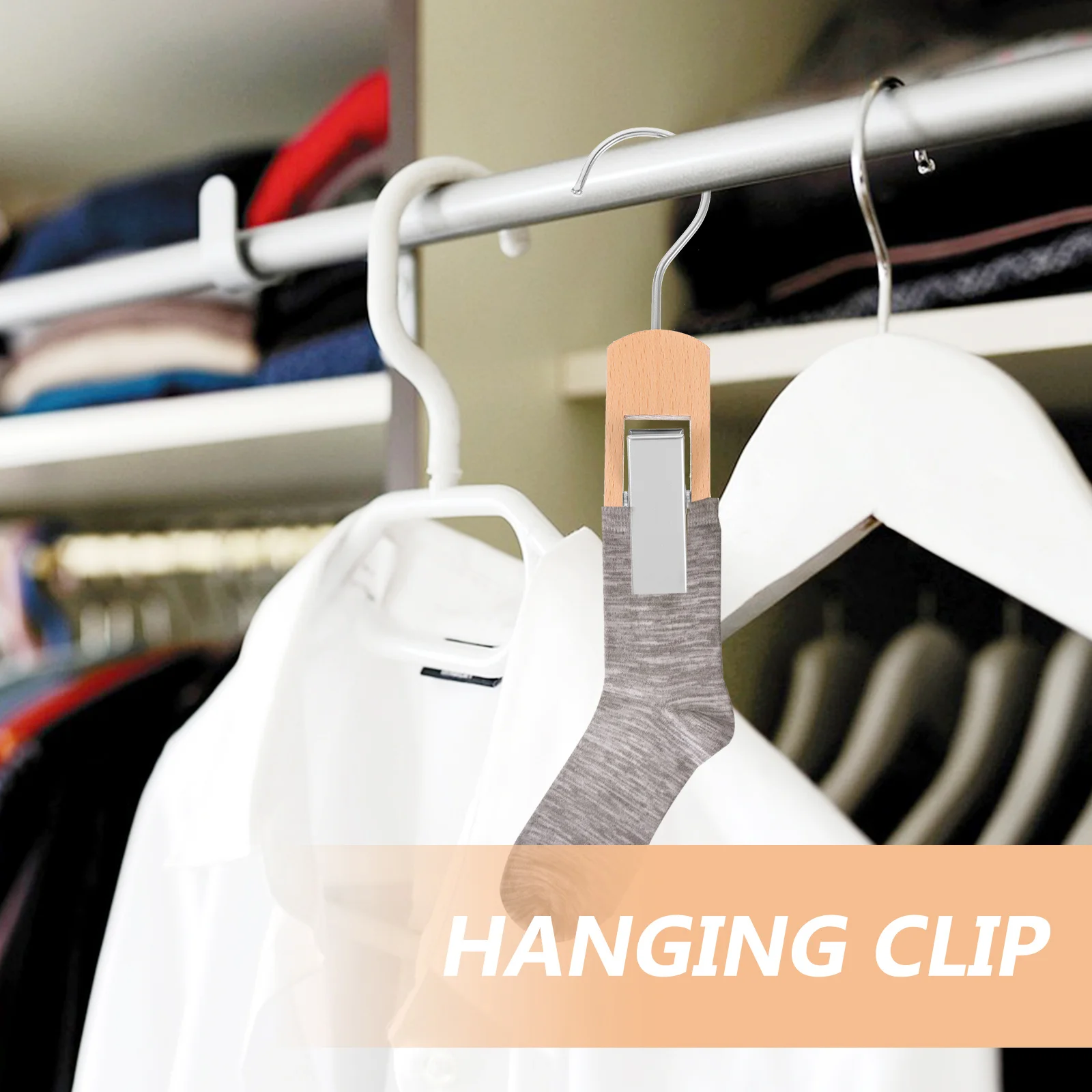 

Fashionable Clothes Hook Clips for Closet Multi-Use Hanging Clips for Home Decor and Storage Clothes Hanging Clip with Hook