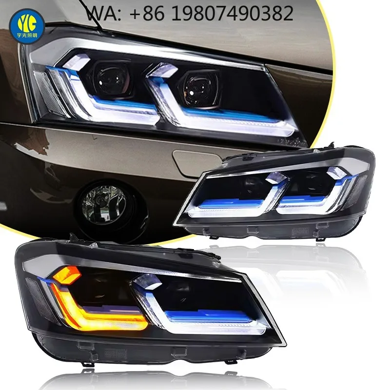 Halogen Xenon Modified LED Front Headlight DRL Projector Auto Lighting Upgrade Replacement Car Lamp Parts