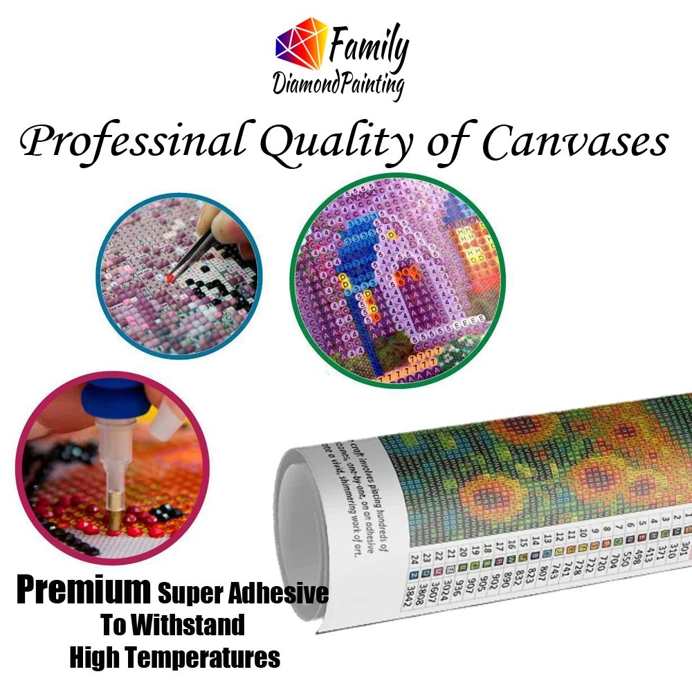 Diamond Painting Family Full Fairy Dust Diamond Dot Art Blue Dolphin Crystal Resin Mosaic Painting Kit AB Drill Cross Stitch Set view 3