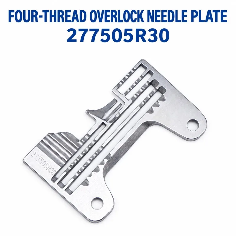 HENVOR Four-Thread Overlock Needle Plate 277505R30/R40/R50 for Pegasus EX Series and Siruba 988