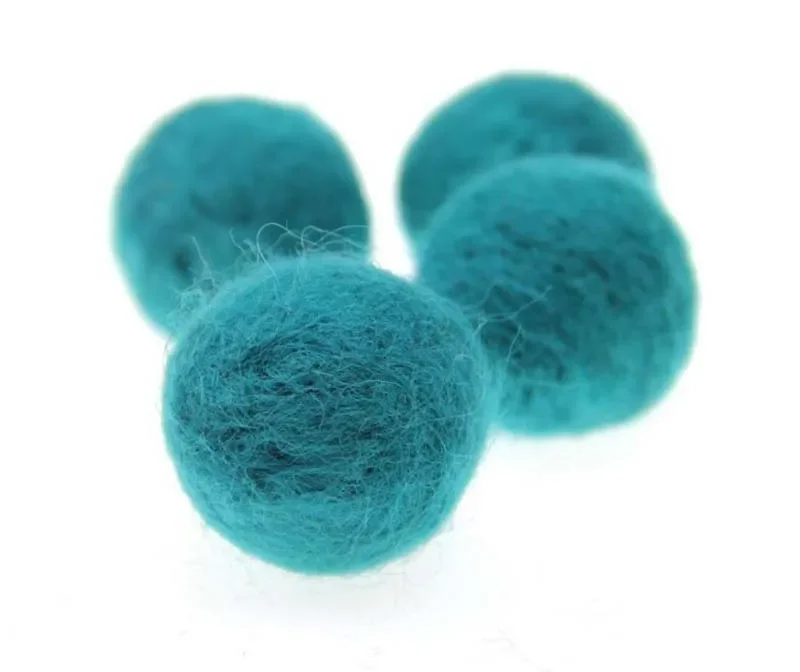 Round Wool Felt Balls, DIY Home Decoration, Mixed Color, Pom Poms, 20mm, 10Pcs, Lot