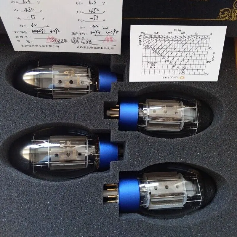 Matched Quad LINLAI KT88-D Perfect Titanium Screen D-Series Vacuum Tube Amp 6550