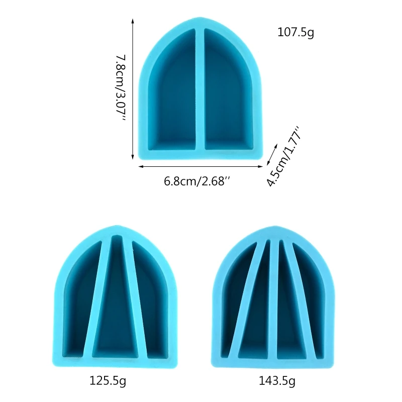 Crystal Epoxy UV Light Solid Resin Mold Distributing Cup Mixing Cup N58F