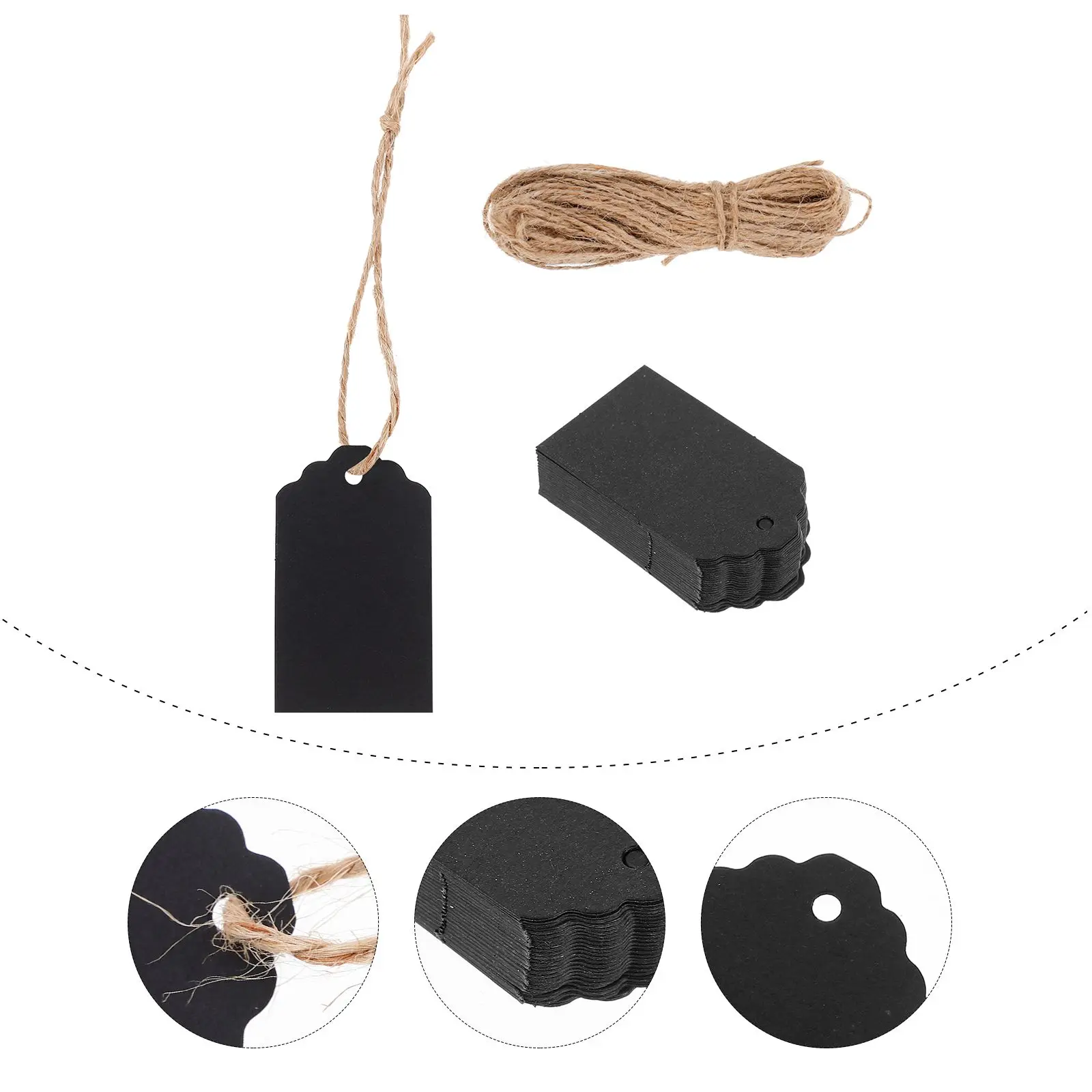 종이 태그 빈 장식 쓰기 가능 선물 교수형 라벨 DIY 선물 블랙 베이비 샤워 결혼식 전시 가격 태그