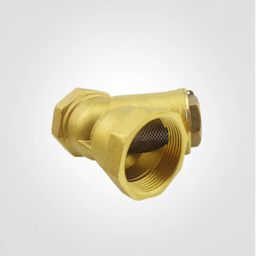Brass Y Strainer Filter Water Pipe Plumbing System Valve Protector Industrial Sediment Cleaning Mesh Accessory Equipment
