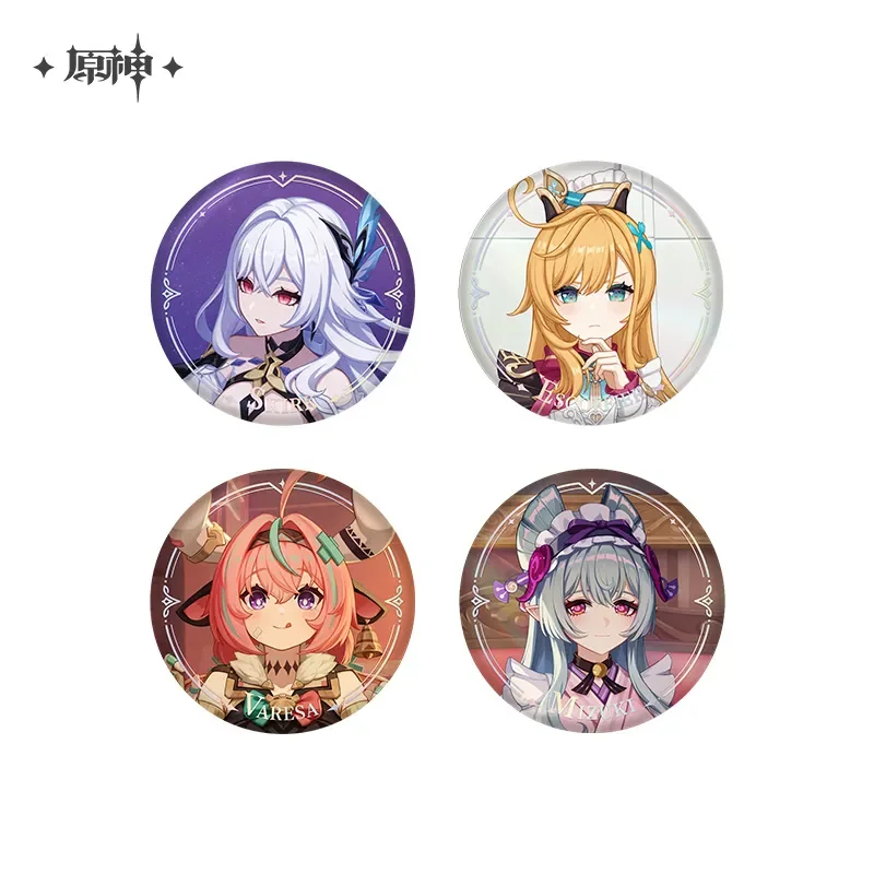 Sunsyea Genshin Impact officiel Merch miHoYo Original authentique PV série porte-clés cartes badges Mizuki Skirk Escoffier Varesa