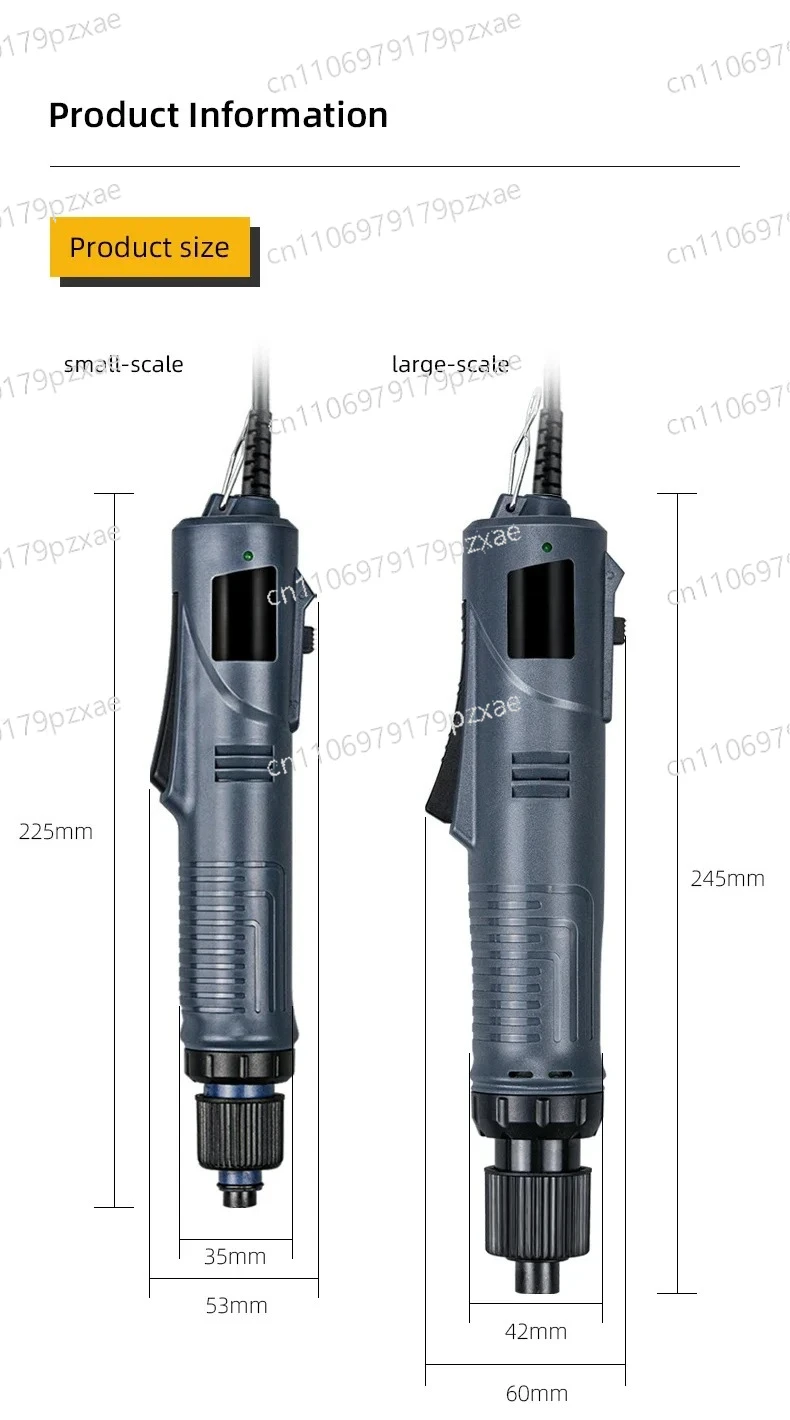 Industrial Torque Adjustable Fully Auto Semi Automatic Electric Screwdriver Precision Screw Driver for Assembly