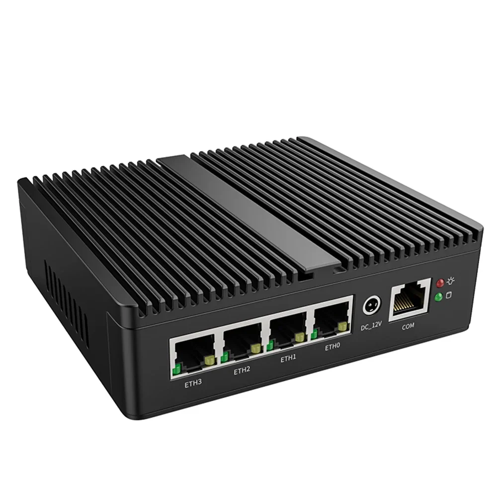 Mini PC industrial Intel N100 Celeron, roteador macio, 4x Intel i226V, 2.5G LAN, DDR5, NVME, SSD pfSense Firewall Appliance, ESXI, AES-NI