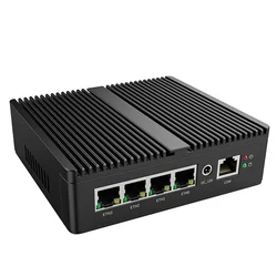 Industrial Mini PC Intel Pentium J5005 Soft Router 4xIntel I226V 2.5G LAN DDR4 NVME SSD PfSense Firewall Appliance