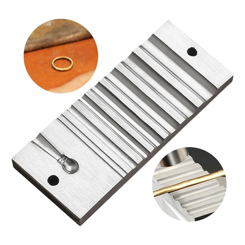 Swage Block Block For Jewelry Making Equipment Accessories Iron Semicircular Grooves For Bracelet Making Silversmith