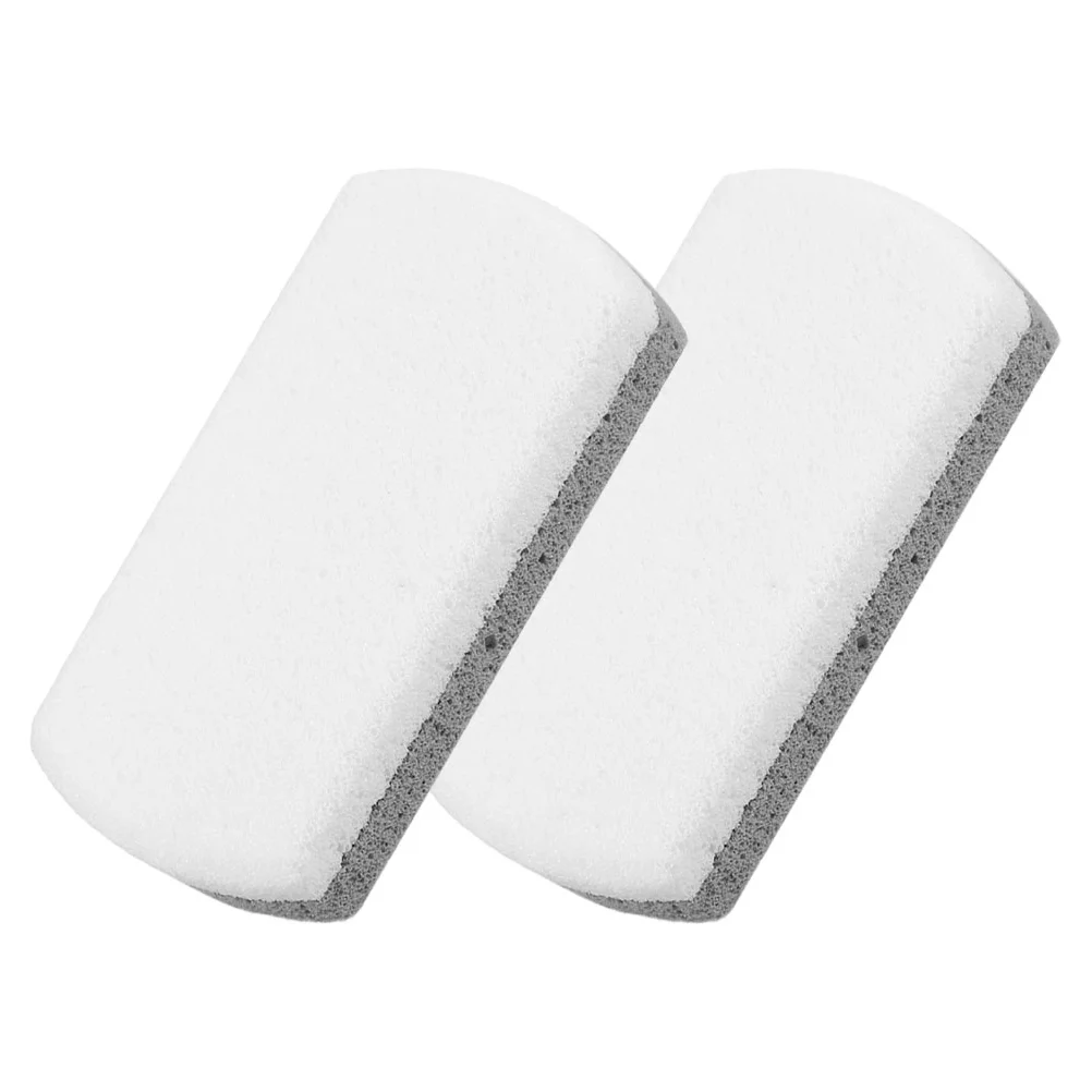 2 Pcs Foot Rubbing Board Call-us Remover Pumice Stone File Pedicure Tools for Feet Fur Double Sided Color